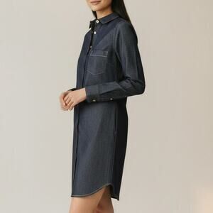 alexa chung for ag denim dress Alexa Chung for AG Pixie Denim Dress in Lonestar